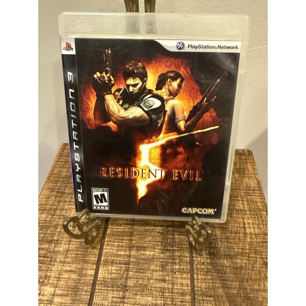 Resident Evil 5 (Sony PlayStation 3, PS3) Complete CIB - Tested & Working